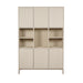 Opbergkast Vakkenkast Madison XL Zand 135 cm 135x45x200 cm-Opbergkasten-Starfurn