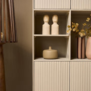 Opbergkast Vakkenkast Madison Zand 90 cm 90x45x200 cm-Opbergkasten-Starfurn