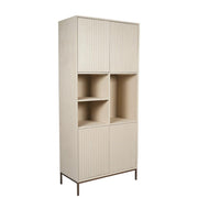 Opbergkast Vakkenkast Madison Zand 90 cm 90x45x200 cm-Opbergkasten-Starfurn
