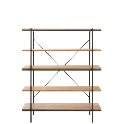 Opbergkast Vakkenkast Naturel Ash hout 34x141 cm-Opbergkasten-J-Line