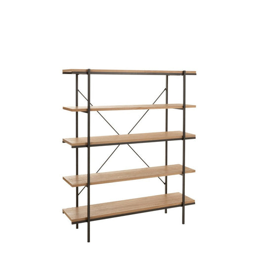 Opbergkast Vakkenkast Naturel Ash hout 34x141 cm-Opbergkasten-J-Line