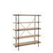 Opbergkast Vakkenkast Naturel Ash hout 34x141 cm-Opbergkasten-J-Line