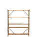 Opbergkast Vakkenkast Naturel Bamboe 40x160 cm-Opbergkasten-J-Line