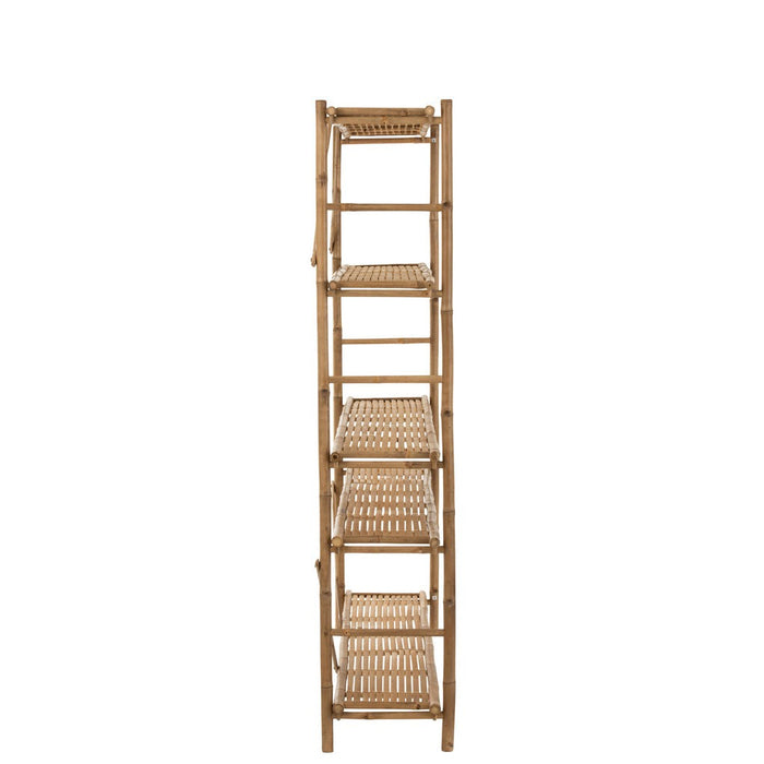 Opbergkast Vakkenkast Naturel Bamboe 40x160 cm-Opbergkasten-J-Line