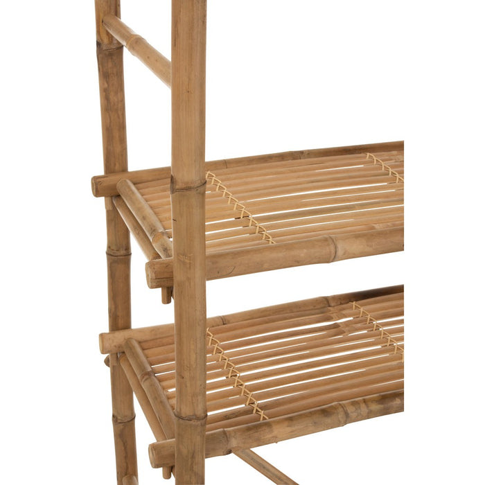 Opbergkast Vakkenkast Naturel Bamboe 40x160 cm-Opbergkasten-J-Line