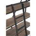 Opbergkast Vakkenkast Naturel Ijzer 45x160 cm-Opbergkasten-J-Line