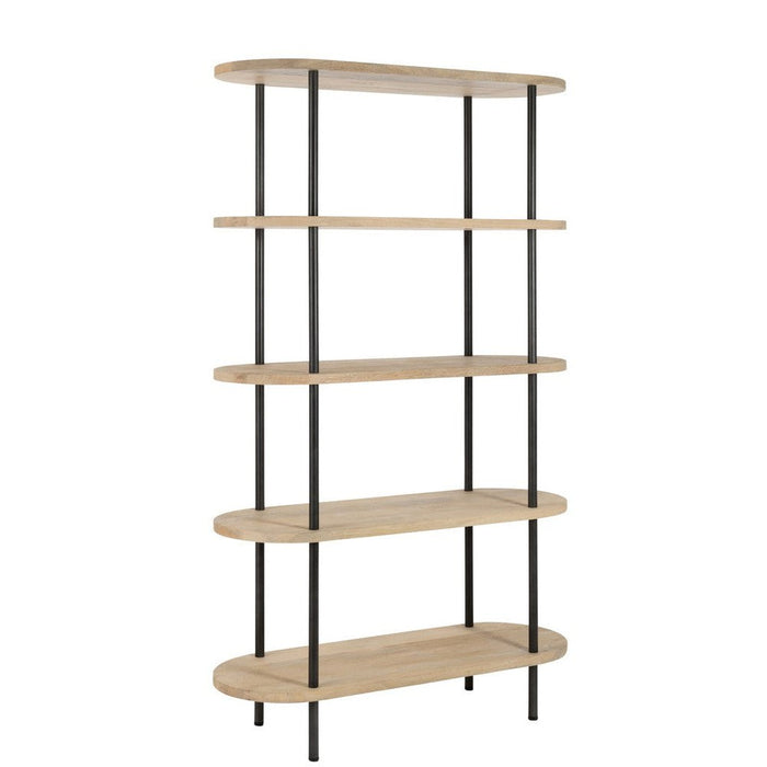Opbergkast Vakkenkast Naturel Staal 40x105 cm-Opbergkasten-J-Line