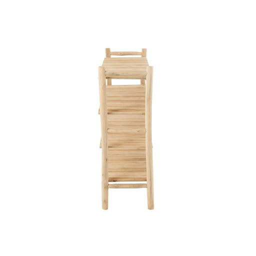 Opbergkast Vakkenkast Naturel Teakhout 40x140 cm-Opbergkasten-J-Line