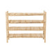Opbergkast Vakkenkast Naturel Teakhout 40x140 cm-Opbergkasten-J-Line