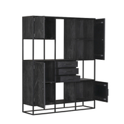 Opbergkast Vakkenkast New York Supreme XXL 160x45x200 cm-Opbergkasten-Starfurn