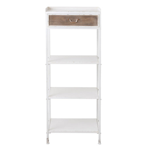 Opbergkast Vakkenkast Wit Metaal 38x54 cm-Opbergkasten-J-Line