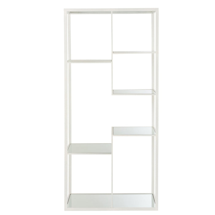 Opbergkast Vakkenkast Wit Metaal 42x82 cm-Opbergkasten-J-Line