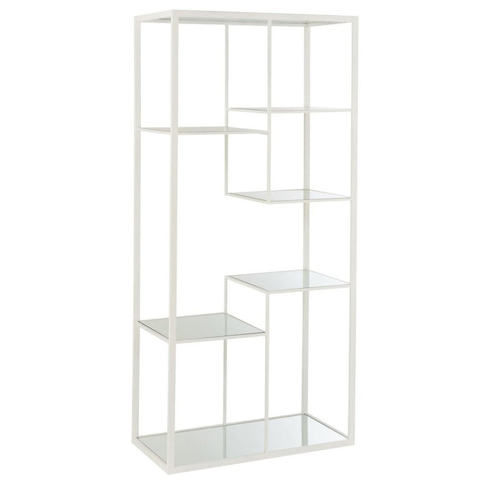 Opbergkast Vakkenkast Wit Metaal 42x82 cm-Opbergkasten-J-Line