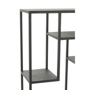 Opbergkast Vakkenkast Zwart Ijzer 25x110 cm-Opbergkasten-J-Line