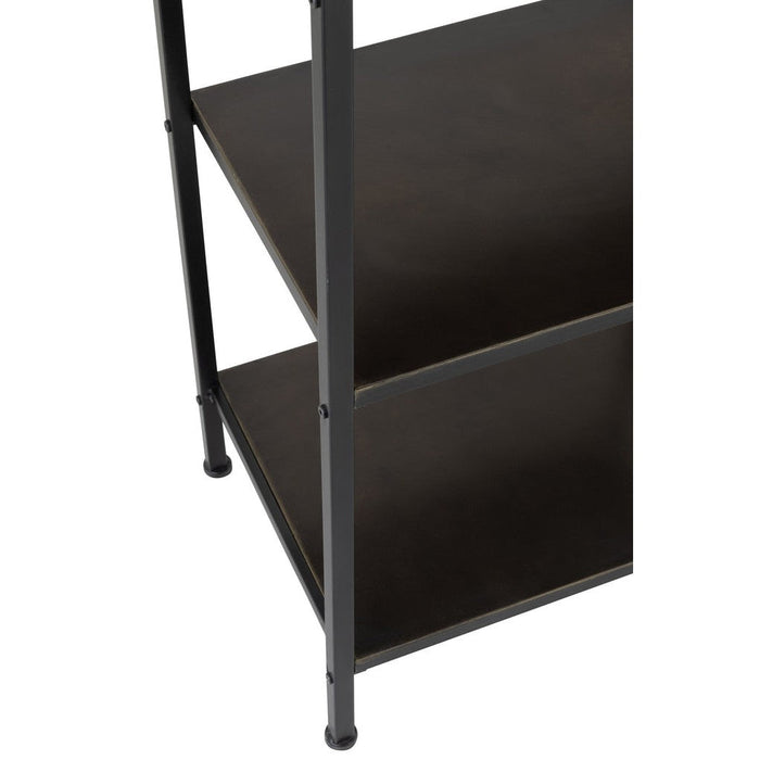 Opbergkast Vakkenkast Zwart Metaal 38x54 cm-Opbergkasten-J-Line