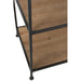 Opbergkast Vakkenkast Zwart ijzer 52x111 cm-Opbergkasten-J-Line