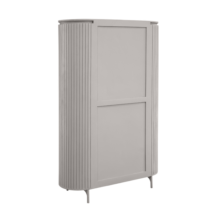Opbergkast Wandkast Solana 115 cm Taupe 115x45x180 cm-Opbergkasten-Starfurn