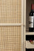 Opbergkast Wijnkast Amaya Low MDF, Metaal Beige 38x90 cm-Opbergkasten-Creating Home