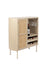 Opbergkast Wijnkast Amaya Low MDF, Metaal Beige 38x90 cm-Wijnkasten-Creating Home