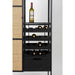 Opbergkast Wijnkast Guuji High MDF Zwart 80x38 cm