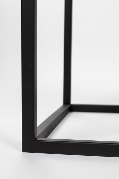 Opbergkast Wijnkast Guuji High MDF Zwart 80x38 cm-Wijnkasten-Creating Home