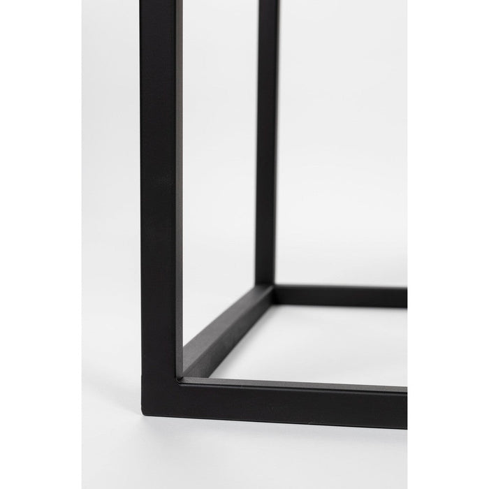 Opbergkast Wijnkast Guuji High MDF Zwart 80x38 cm-Wijnkasten-Creating Home