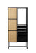 Opbergkast Wijnkast Guuji High MDF Zwart 80x38 cm-Wijnkasten-Creating Home