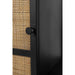 Opbergkast Wijnkast Guuji Low MDF Zwart 80x38 cm-Opbergkasten-Creating Home