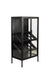 Opbergkast Wijnkast Rob Pine hout, Metaal Zwart 52x35 cm-Opbergkasten-Creating Home