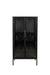 Opbergkast Wijnkast Rob Pine hout, Metaal Zwart 52x35 cm-Wijnkasten-Creating Home