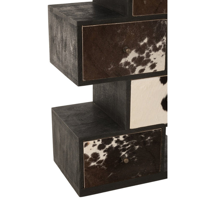 Opbergkast Wit Fur 30x50 cm-Opbergkasten-J-Line