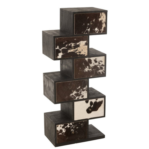 Opbergkast Wit Fur 30x50 cm-Opbergkasten-J-Line