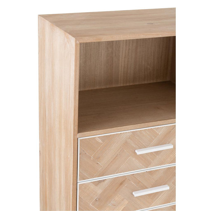 Opbergkast Wit Mdf 38x62 cm-Opbergkasten-J-Line