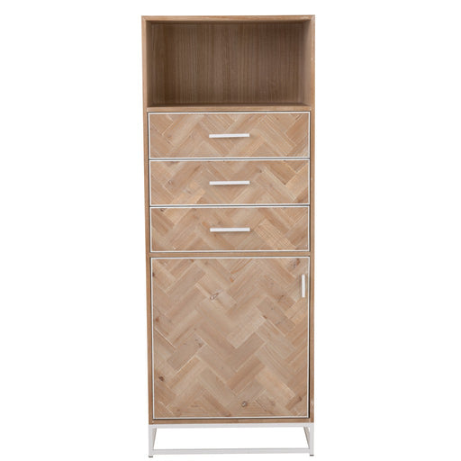 Opbergkast Wit Mdf 38x62 cm-Opbergkasten-J-Line