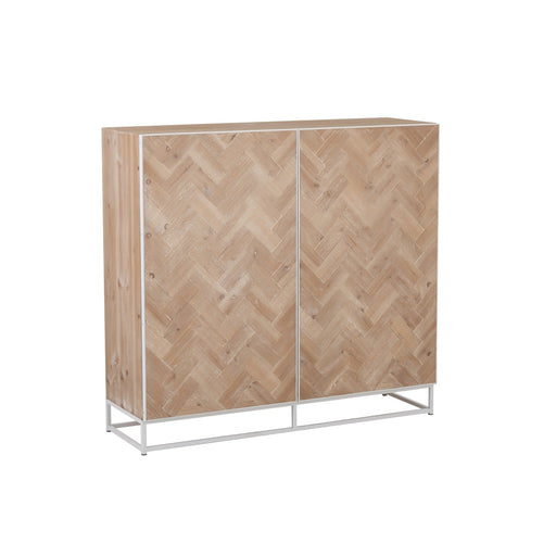Opbergkast Wit Metaal 38x120 cm-Opbergkasten-J-Line