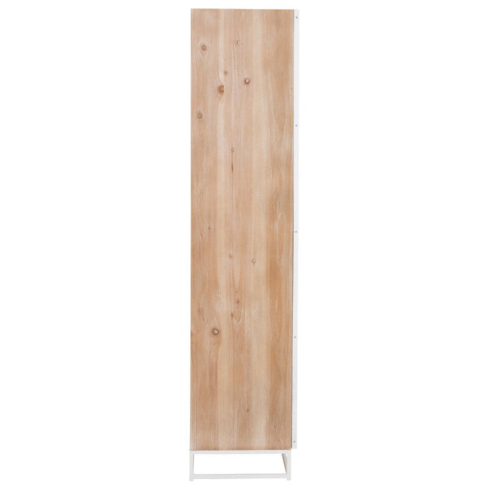 Opbergkast Wit Metaal 42x95 cm-Opbergkasten-J-Line