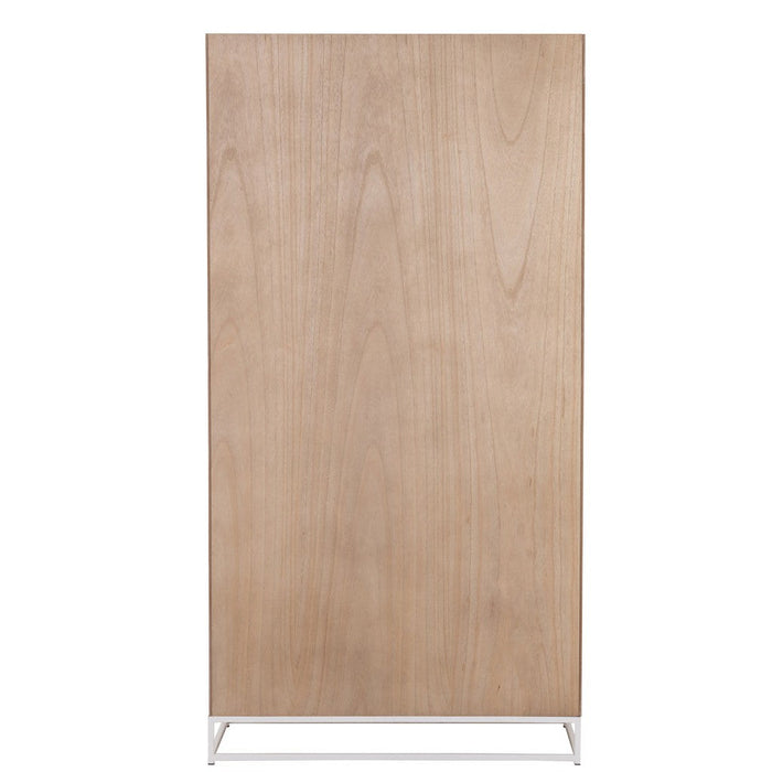 Opbergkast Wit Metaal 42x95 cm-Opbergkasten-J-Line