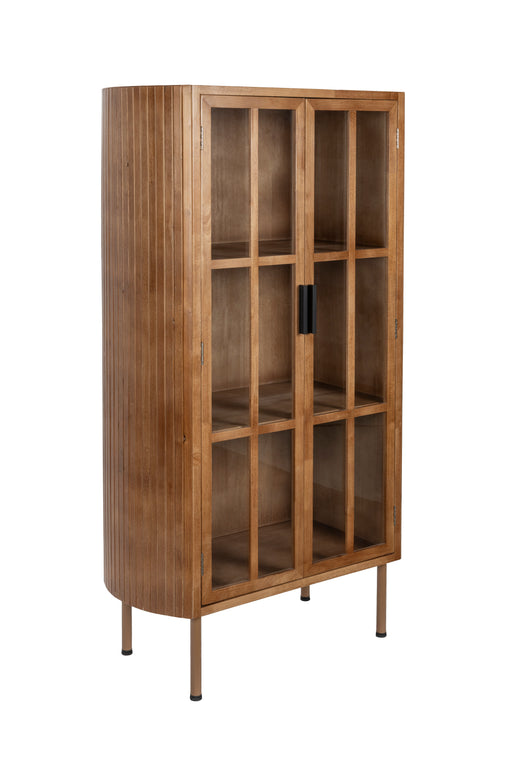Opbergkast Yaz Rubber hout Bruin 38x80 cm-Opbergkasten-Creating Home