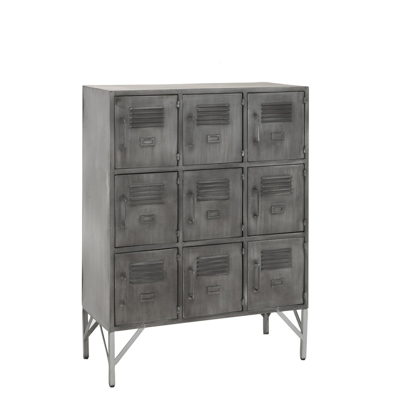 Opbergkast Zilver Ijzer 41x86 cm-Opbergkasten-J-Line