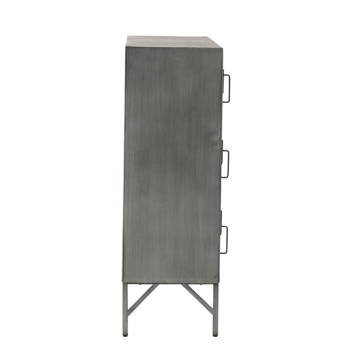 Opbergkast Zilver ijzer 41x86 cm-Opbergkasten-J-Line