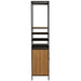 Opbergkast Zwart Fir hout 42x60 cm-Opbergkasten-J-Line