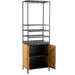Opbergkast Zwart Fir hout 42x60 cm-Opbergkasten-J-Line