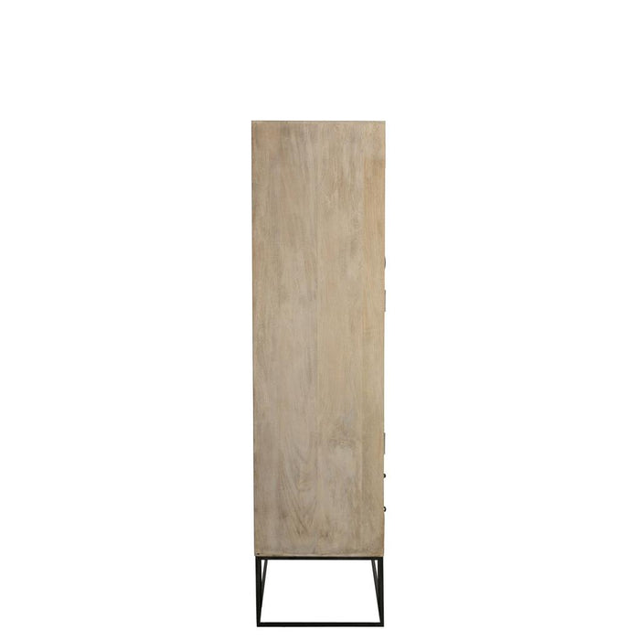 Opbergkast Zwart Ijzer 45x115 cm-Opbergkasten-J-Line