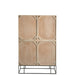 Opbergkast Zwart Ijzer 45x115 cm-Opbergkasten-J-Line