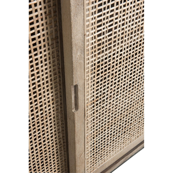 Opbergkast Zwart Mdf 45x160 cm-Opbergkasten-J-Line