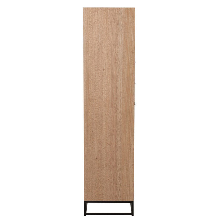 Opbergkast Zwart Metaal 38x62 cm-Opbergkasten-J-Line