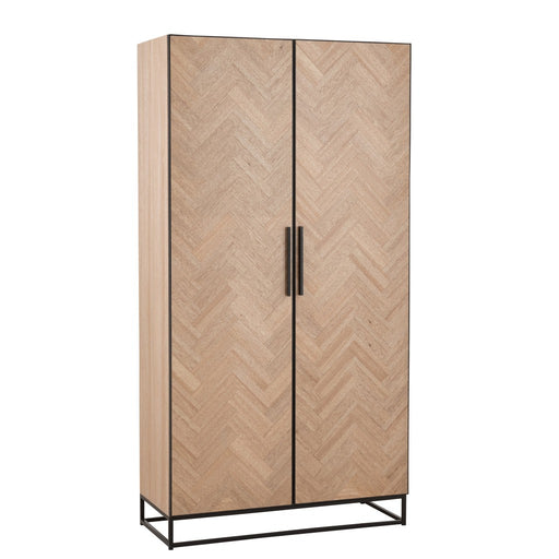 Opbergkast Zwart Metaal 42x95 cm-Opbergkasten-J-Line