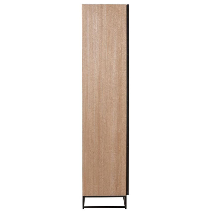 Opbergkast Zwart Metaal 42x95 cm-Opbergkasten-J-Line