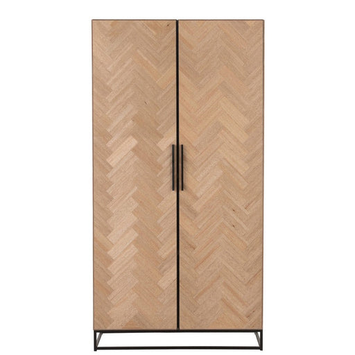 Opbergkast Zwart Metaal 42x95 cm-Opbergkasten-J-Line