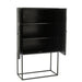 Opbergkast Zwart Recycled hout 40x90 cm-Opbergkasten-J-Line